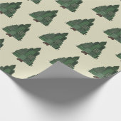 シティクリスマスツリー建物事業企業の/ ラッピングペーパー (角)