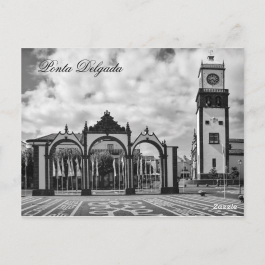 シティゲイツポンタデルガダダウンタウン ポストカード (裏面)