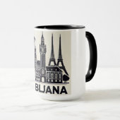 シティコーヒーマグ – リュブリアナ マグカップ (正面右)