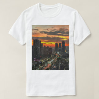 シティサンセットスカイラインTシャツ Tシャツ
