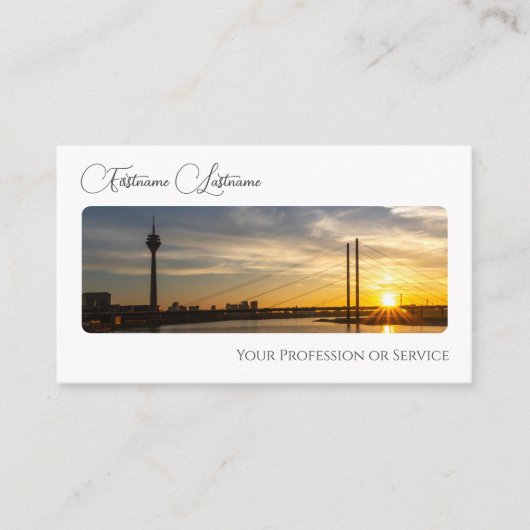 シティサンセットタクシー運転手タクシー書道QRコード 名刺 (正面)