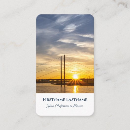 シティサンセットタクシー運転手タクシー運転手シティガイド 名刺 (正面)