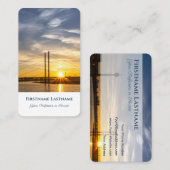 シティサンセットタクシー運転手タクシー運転手シティガイド 名刺 (正面/裏面)