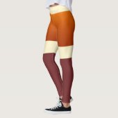 シティサンセットデザインニーハイソックスアーストーン レギンス (左)