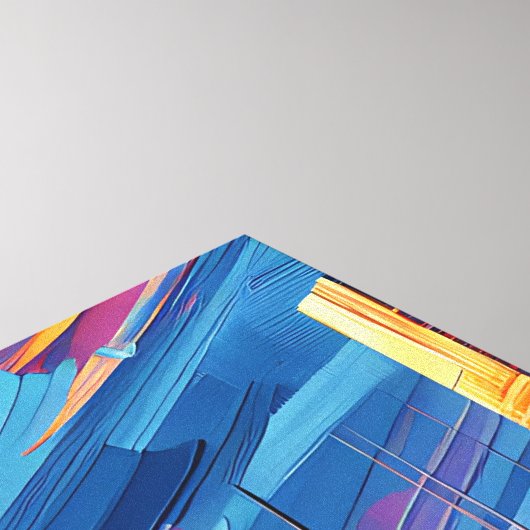 シティサンセット キャンバスプリント (コーナー (上部))