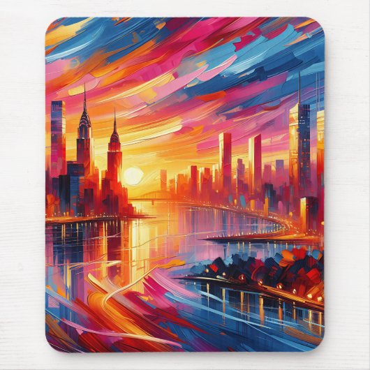 シティサンセット マウスパッド (正面)