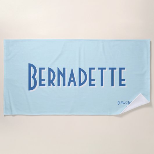 シティシックバチェロレッテ ビーチタオル (正面)