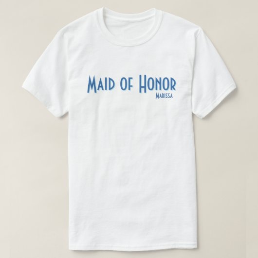 シティシックメイド・オブ・オーナー（花嫁付き添い人） Tシャツ (デザイン正面)