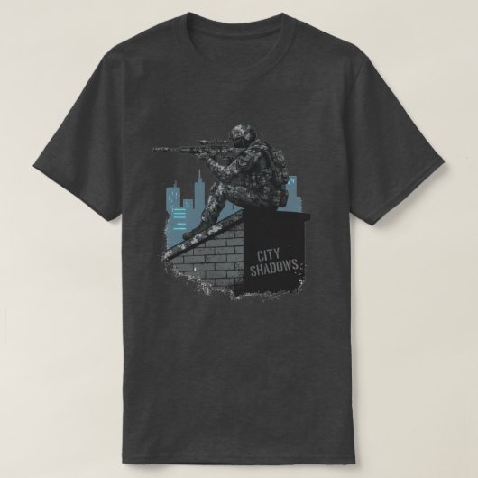 シティシャドウズ アーバンスナイパー Tシャツ (デザイン正面)