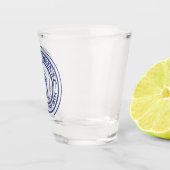 シティシール – コロンビア，サウスカロライナ ショットグラス (右)