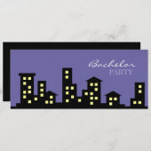 シティスカイラインの独身パーティー 招待状 (正面/裏面)