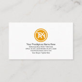 シティスカイラインイエロータクシーチェックボックスタクシードライバー 名刺 (裏面)