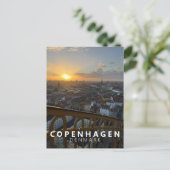 シティスカイラインコペンハーゲンデンマークスカンジナビアモダン ポストカード (スタンド正面)
