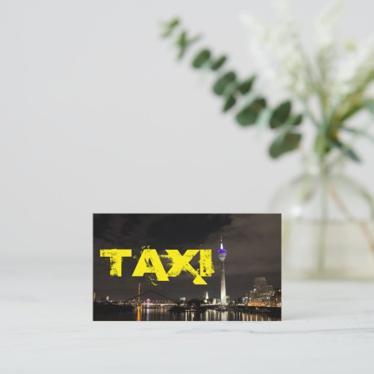 シティスカイラインタクシー運転手タクシー運転手 名刺 (スタンド正面)