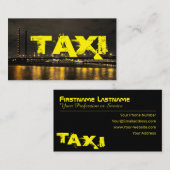 シティスカイラインタクシー運転手タクシー運転手 名刺 (正面/裏面)