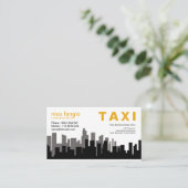 シティスカイライントワイライトシルエットタクシーサービス 名刺 (スタンド正面)