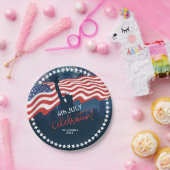 シティスカイライン独立記念日お祝いID658 ペーパープレート (パーティー)