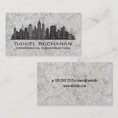 シティスカイライン | コンクリート 名刺 (正面/裏面)