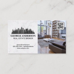 シティスカイライン リビング QRコード 名刺