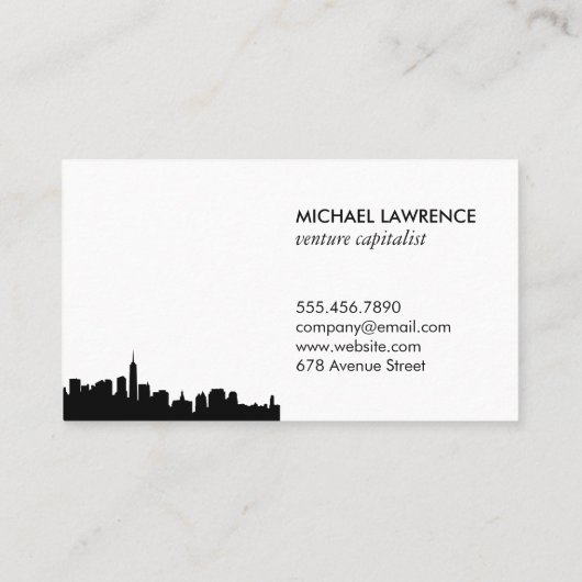 シティスカイライン 名刺 (裏面)