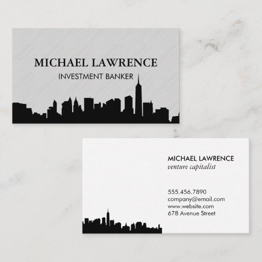 シティスカイライン 名刺 (正面/裏面)