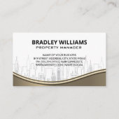 シティスカイライン |実在財産 | Qrコード 名刺 (裏面)