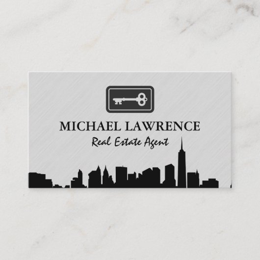 シティスカイライン | 鍵 名刺 (正面)