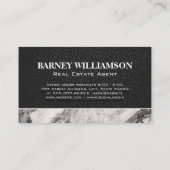 シティスケルトン鍵 | 革の大理石 | モノグラム 名刺 (裏面)