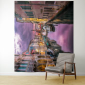シティスケープカナルアットダスクタペストリ タペストリー (インサイチュ)