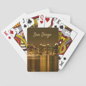 シティスケープスカイラインナイトカリフォルニアサンディエゴ トランプ (裏面)
