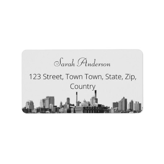 シティスケープ住所 シール (正面)