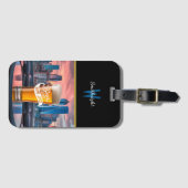 シティスケープ・サンセットビール ラゲッジタグ (正面横)