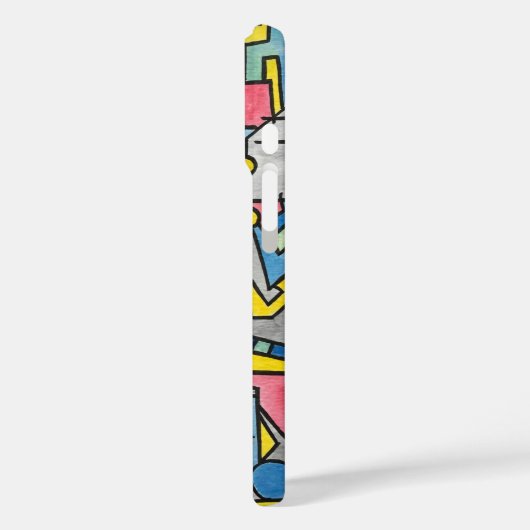 シティスケープ – ハンドボー絵を描ハウモダンハウス幾何学模様 Case-Mate iPhoneケース (裏面 / 左)