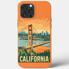 シティスケープCalifornia人目を引くベクトルデザイン iPhone 13 Pro Maxケース