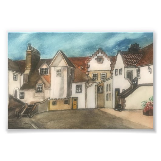 シティスケープEdinburgh閉じるプリントby John Gilholly フォトプリント (正面)