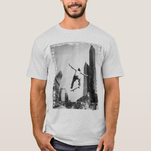 シティストリートスケートボードスケーターのフィルムストリップ, Tシャツ