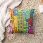 シティスライカー16 x 16ポリ装飾用クッション クッション (ブランケット)