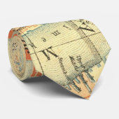 シティスライカー – ヴィンテージマップロンドンリバーテムズ ネクタイ (ロール)