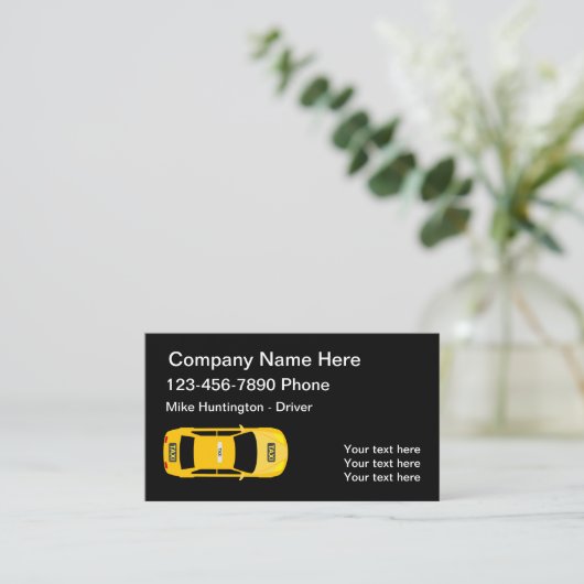 シティタクシーモダン 名刺 (スタンド正面)