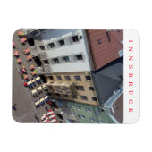 シティタワー磁石からのインスブルック市内中心部の眺め マグネット (横)