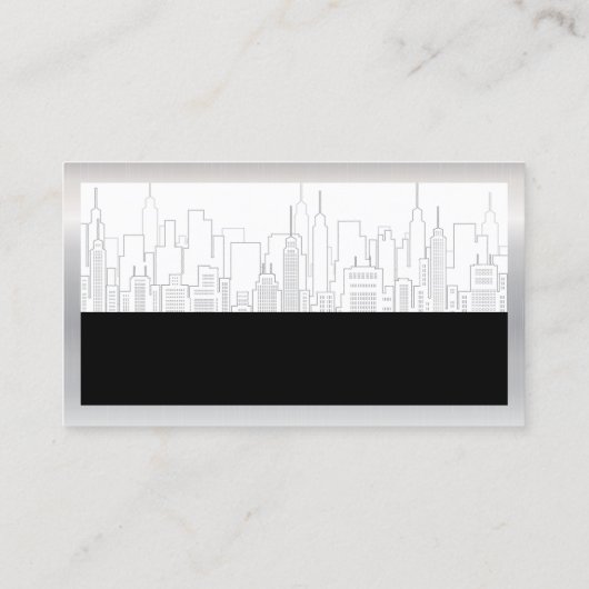 シティダウンタウン | 実在財産 名刺 (裏面)