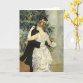 シティダンスバイピエールルノアールヴィンテージファインアート カード (黄色い花)