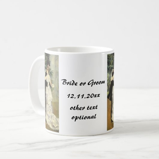 シティダンスバイピエールルノアールヴィンテージファインアート コーヒーマグカップ (正面左)