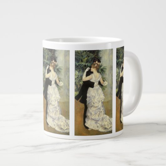 シティダンスバイピエールルノアールヴィンテージファインアート ジャンボコーヒーマグカップ (正面右)