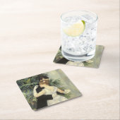 シティダンスバイピエールルノアールヴィンテージファインアート スクエアペーパーコースター (インサイチュ)