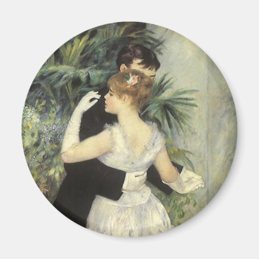 シティダンスバイピエールルノアールヴィンテージファインアート マグネット (正面)