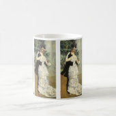 シティダンスバイピエールルノアール、ヴィンテージファインアート コーヒーマグカップ (中央)