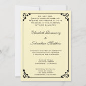 シティダンスバイルノアールヴィンテージア結婚ートズ 招待状 (裏面)