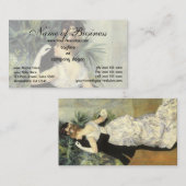 シティダンスバイルノアールヴィンテージウェディングポートレート 名刺 (正面/裏面)