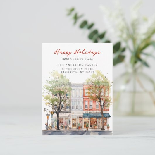 シティチャームクリスマスの新しい住所 案内ポストカード (スタンド正面)